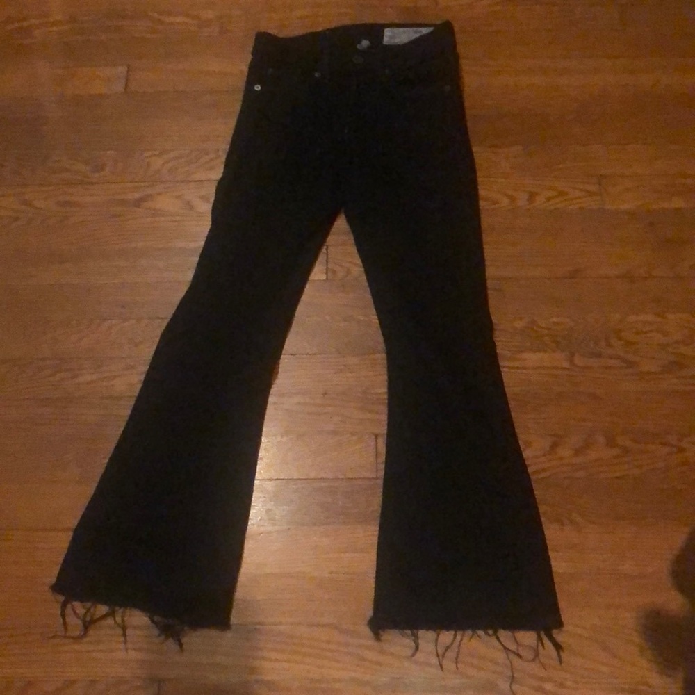 Rag & Bone fray bottom jeans